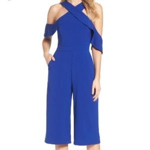 Cold Shoulder Culotte Jumpsuit